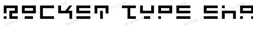 Rocket Type Shadow字体转换